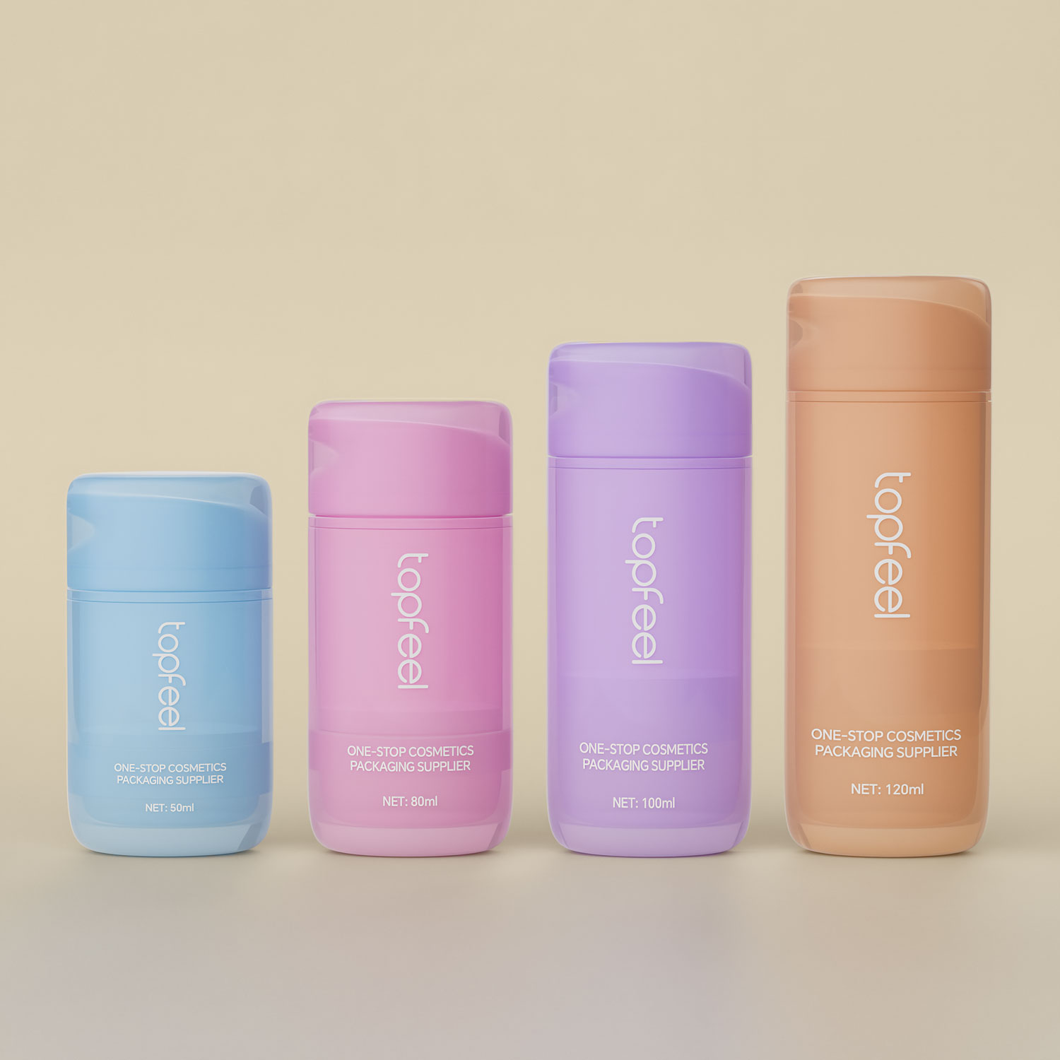 PA131 Sustainable Airless Pump Bottle Recycled Ocean Plastic Packaging