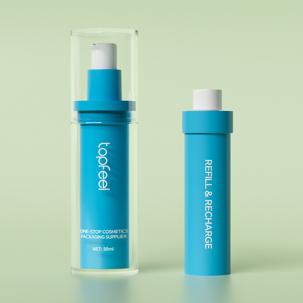 PA137 Refillable Airless Bottle 30ml Eco-Friendly Cosmetic Packaging