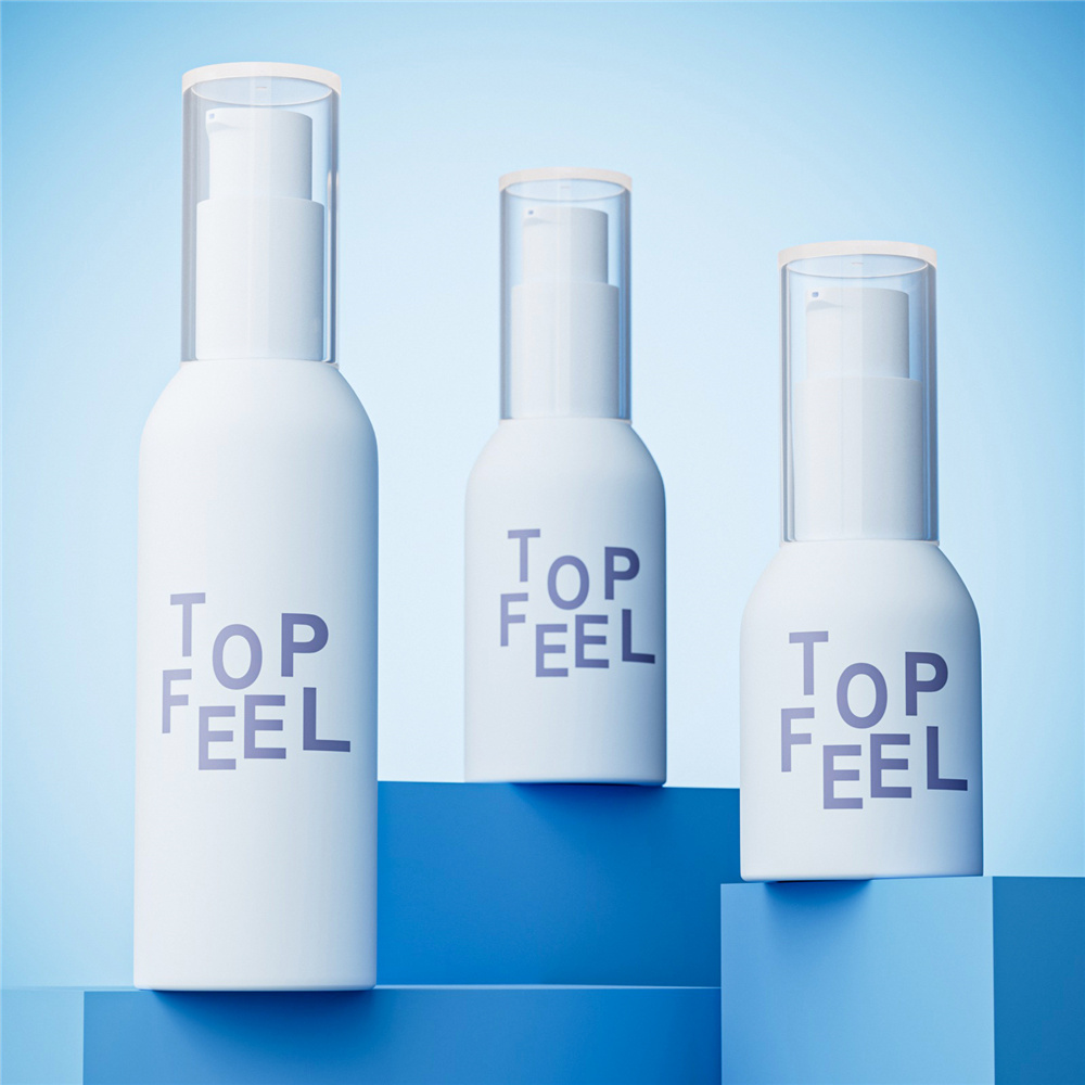 TA02 Mini Cute Airless Cosmetic Bottle Round Shoulder Plastic Bottle (4)