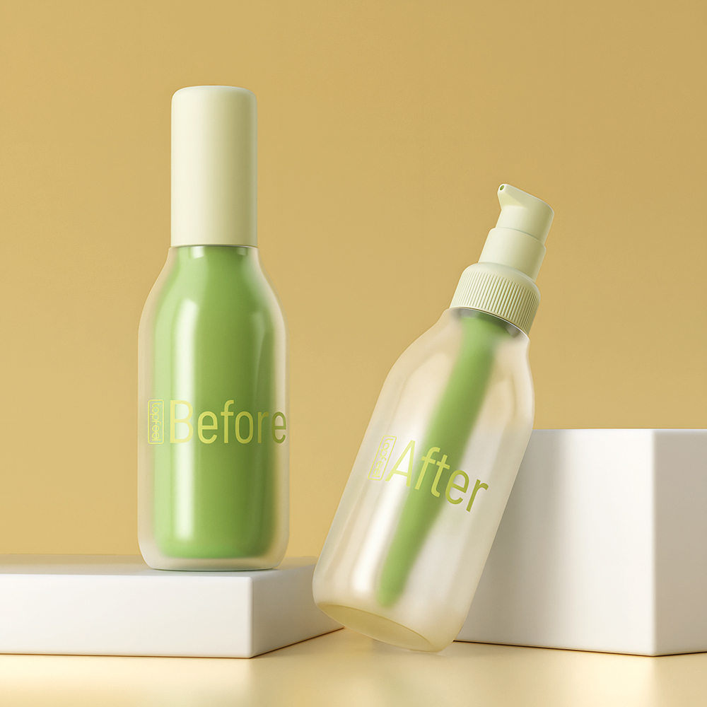 An advanced packaging solution with a patented airless design-PA136 Airless Bag-in-Bottle. With a 150ml capacity and made from high-quality PP, PPPE, and EVOH materials,  (.jpg