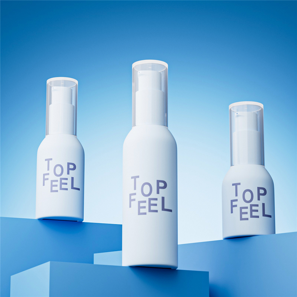 TA02 Mini Cute Airless Cosmetic Bottle Round Shoulder Plastic Bottle (3)